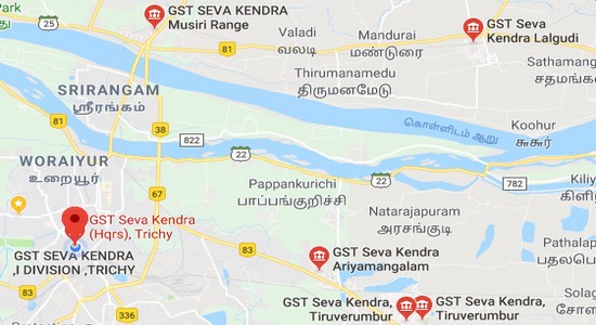 GST Seva Kednra Centres operated in Trichy
